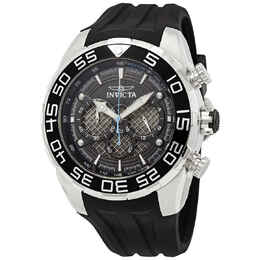 Invicta Speedway Chronograph Black Dial Mens Watch 26314