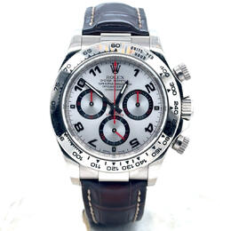 Pre-owned Rolex Daytona Chronograph Automatic Chronometer Silver Dial Mens Watch 116519 sal