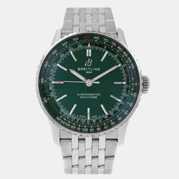 Breitling Navitimer A17329 Automatic Green Stainless Steel Men's Wristwatch 41 mm 1207722