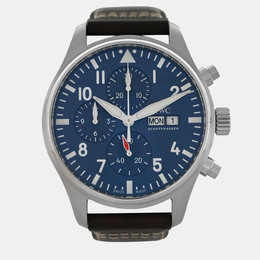 IWC Pilot's IW378003 Automatic Blue Stainless Steel Men's Wristwatch 43 mm 1207744