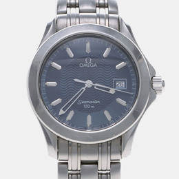 Omega Seamaster Quartz Blue Stainless Steel Men's Watch | Model 1217294