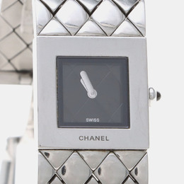 Chanel Matelasse Quartz Stainless Steel Women's Wristwatch 19 mm 1217248