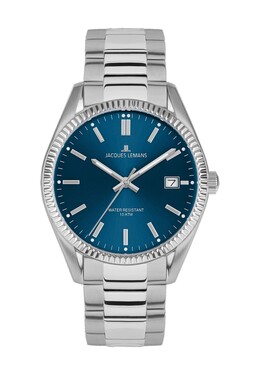Мужские часы Jacques Lemans, цвет Dunkelblau Silber 4040662179801 | dunkelblau silber