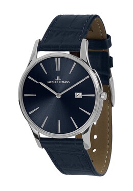 Женские часы 1-1937С Jacques Lemans, цвет Silber Blau 4040662132417 | silber blau