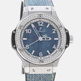 Hublot Big Bang 361.SX.2710.NR.1104.JEANS Quartz Stainless Steel Men's Wristwatch 38 mm 1218954