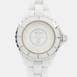 Chanel J12 H3442 Quartz Ceramic Stainless Steel Womens Wristwatch 34 mm 1218892