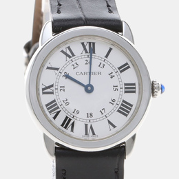 Cartier Ronde Solo W6700155 Quartz Stainless Steel Womens Wristwatch 29.5 mm 1218838