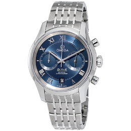 Pre-Owned Omega De Ville Chronograph Automatic Blue Dial Men 431.10.42.51.03.001