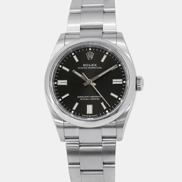 Rolex Oyster Perpetual 126000 Automatic Black Stainless Steel Men's Wristwatch 36 mm 1212034