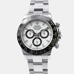 Rolex Cosmograph Daytona 116500LN Automatic White Stainless Steel Men's Wristwatch 40 mm 1212041