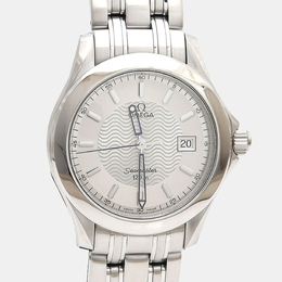 Omega Seamaster Quartz Stainless Steel Mens Wristwatch - Article No 1219337