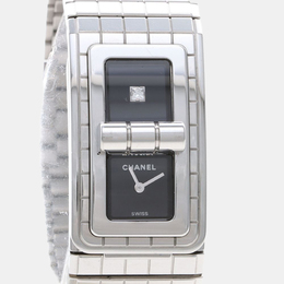 Chanel Code Coco Diamond Quartz Stainless Steel Women's Wristwatch 22 mm 1219346