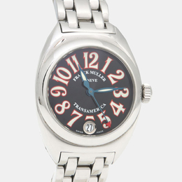 Franck Muller Transamerica Manual Winding Stainless Steel Women's Wristwatch 31 mm 1219350