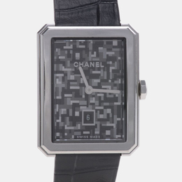 Chanel Boyfriend Quartz Stainless Steel Women's Wristwatch 27 mm 1219354