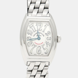 Franck Muller Conquistador Quartz Stainless Steel Women's Wristwatch 27 mm 1219357