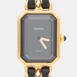 Chanel Premiere Quartz Gold Plated Stainless Steel Women's Wristwatch 20 mm 1219368