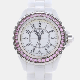 Chanel J12 Quartz Ceramic Stainless Steel Women's Wristwatch 34 mm 1219390