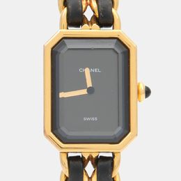 Chanel Premiere Quartz Gold Plated Stainless Steel Women's Wristwatch 20 mm 1219373