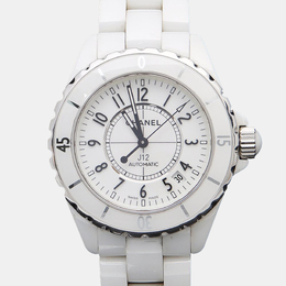 Chanel J12 Automatic Ceramic Stainless Steel Men's Wristwatch 39 mm 1219389