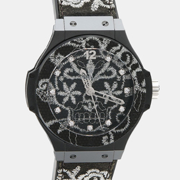 Hublot Big Bang Diamond Automatic Ceramic Titanium Men's Wristwatch 41 mm 1219399