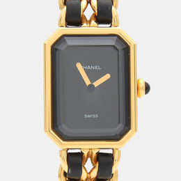 Chanel Premiere Quartz Gold Plated Stainless Steel Women's Wristwatch 20 mm 1219370