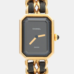 Chanel Premiere Quartz Gold Plated Stainless Steel Women's Wristwatch 20 mm 1219371