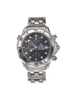 Omega Seamaster Chronograph 32125308 - Blue Dial Stainless Steel Automatic Watch