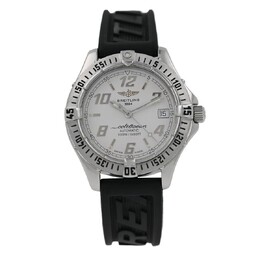 Pre-owned Breitling Colt Ocean Automatic Chronometer White Dial Mens Watch a17350