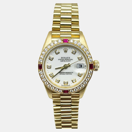 Rolex President 79068 - Yellow Gold Diamond Automatic Women's Watch
