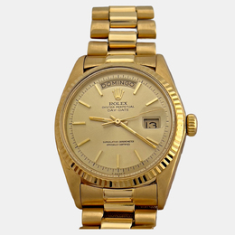 Rolex President Day-Date 1803 Automatic Champagne Dial Men's Watch Ref. 1220589