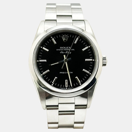 Rolex Air-King 14000 Automatic Black Stainless Steel Men's Wristwatch 34 mm 1220518