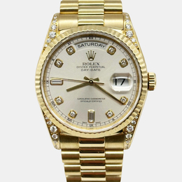 Rolex Day Date DDSS1470 18k Yellow Gold Automatic Diamond Mens Watch