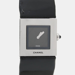 Chanel Matelasse Quartz Black Women's Wristwatch 19 mm 1217201