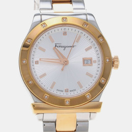 Salvatore Ferragamo 1898 Quartz Diamond Stainless Steel Women's Wristwatch 33 mm 1217174