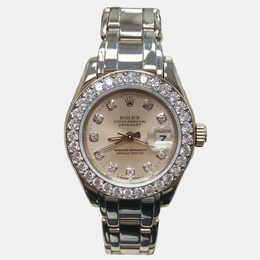 Rolex Pearlmaster 69299 - White Gold, Diamond Accents, Automatic Movement, Women's Wristwatch (29mm)