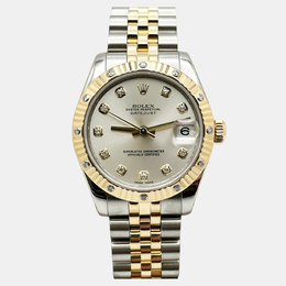Rolex Datejust 178313, Automatic Diamond Men's Watch, Yellow Gold & Stainless Steel Case
