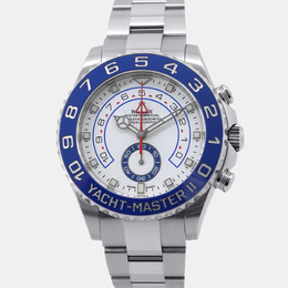 Rolex Yacht-Master II 116680 Automatic White Stainless Steel Men's Wristwatch 44 mm 1219971