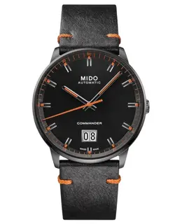 Mido Commander Big Date Automatic Black Dial Leather Strap Men's Watch m021.626.36.051.01