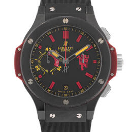 Pre-owned Hublot Big Bang 44 Mm Automatic Black Dial Mens Watch 318.cm.1190.rx.man08