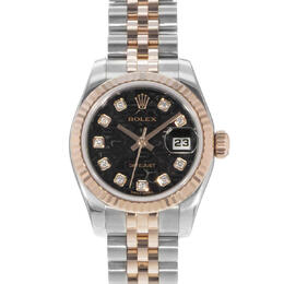 Pre-owned Rolex Datejust 26 Automatic Chronometer Diamond Ladies Watch 179171 bkjdj