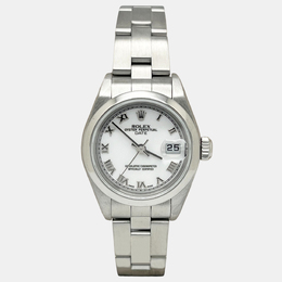 Rolex Date 79160 Automatic White Stainless Steel Women's Wristwatch