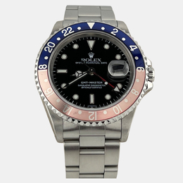 Rolex GMT Master Pepsi 16700 Automatic Black Stainless Steel Men's Wristwatch
