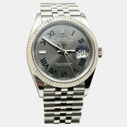 Rolex Datejust 126234 Automatic with Slate Dial and Stainless Steel Bezel Ref. 1221992
