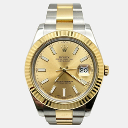 Rolex Datejust II 116333 Automatic Champagne Dial Men's Watch