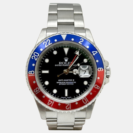 Rolex GMT-Master II 16710 Automatic Pepsi Red & Blue Stainless Steel Men's Wristwatch 40 mm 1221917