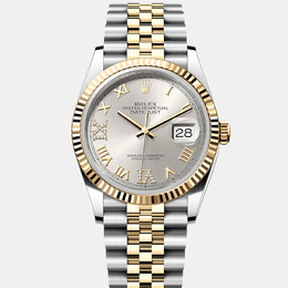 Rolex Datejust 126233-0031 Automatic Silver Diamond 18K Yellow Gold Stainless Steel Women’s Wristwatch