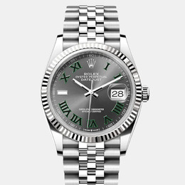 Rolex Datejust 126234-0045 Men's Stainless Steel Automatic Watch, Wimbledon Dial