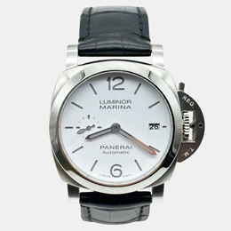 Panerai Luminor Quaranta PAM01271 Automatic White Stainless Steel Men's Wristwatch 40mm 1221901