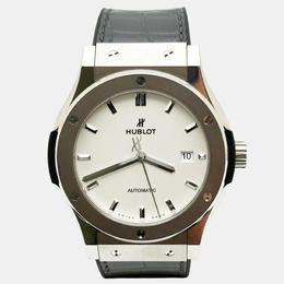 Hublot Classic Fusion 542.NX.2611.LR Automatic Opaline Titanium Men's Wristwatch 42 mm 1221878
