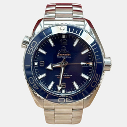 Omega Seamaster Planet Ocean 215.30.44.21.03.001 Automatic Blue Stainless Steel Men's Wristwatch 43.5 mm 1221315